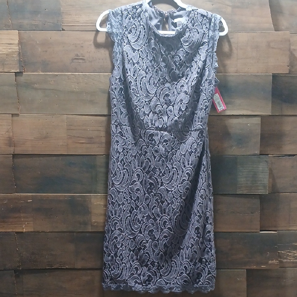 NWT Xhilaration Gray Sleeveless Cowl Neck Sheath Dress